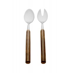 Posate da insalata in Bamboo