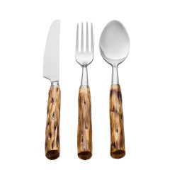 Posate da insalata in Bamboo